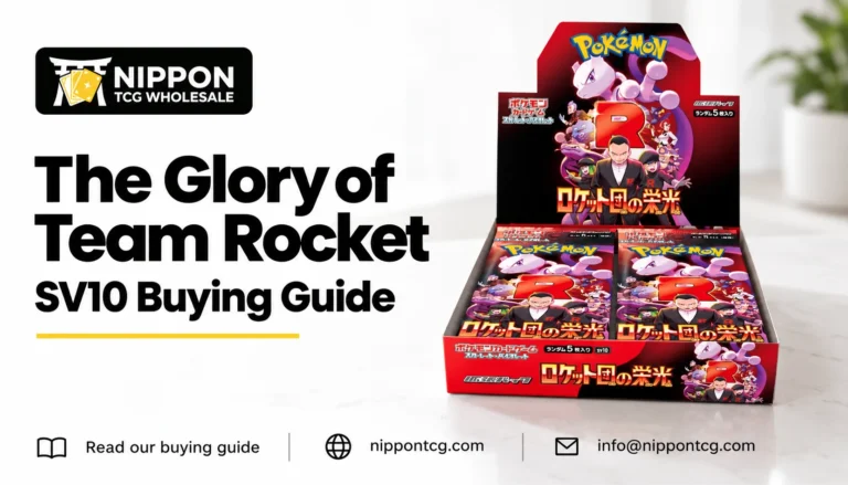 The Glory of Team Rocket SV10 Buying Guide — Nippon TCG branded Japanese product illustration
