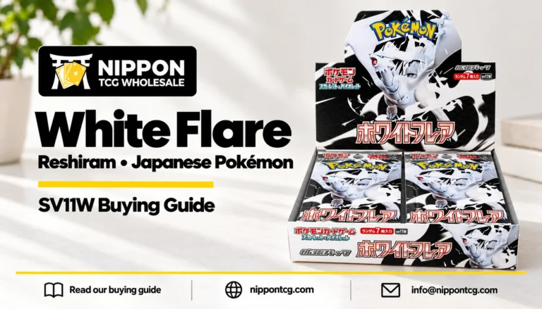 Japanese White Flare SV11W Buying Guide — Nippon TCG branded Japanese product illustration